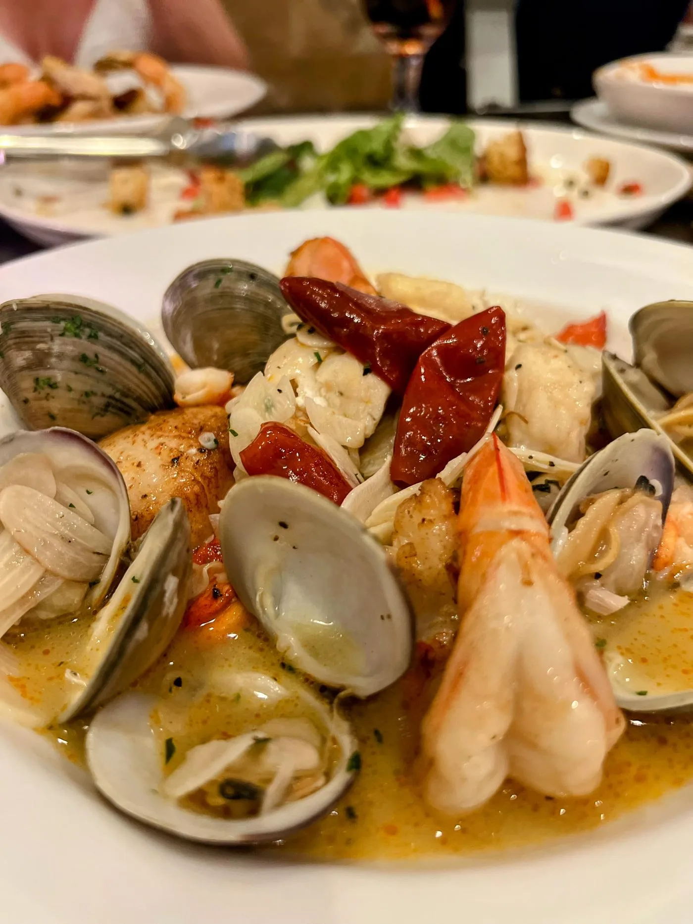 Vincenzo signature seafood dish Orlando