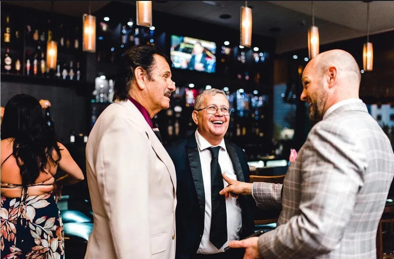 Guests enjoying drinks at Vincenzo bar